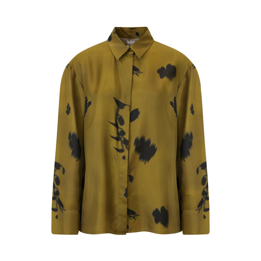 CAMICIA FLOREALE OLIVA