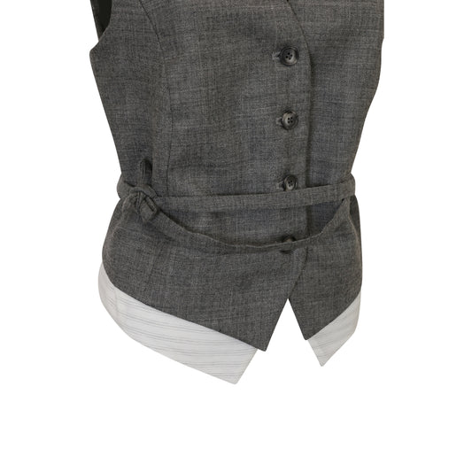 GILET TECLA GRIGIO
