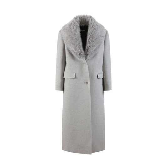 CAPPOTTO LUNGO ESSENTIAL GRIGIO