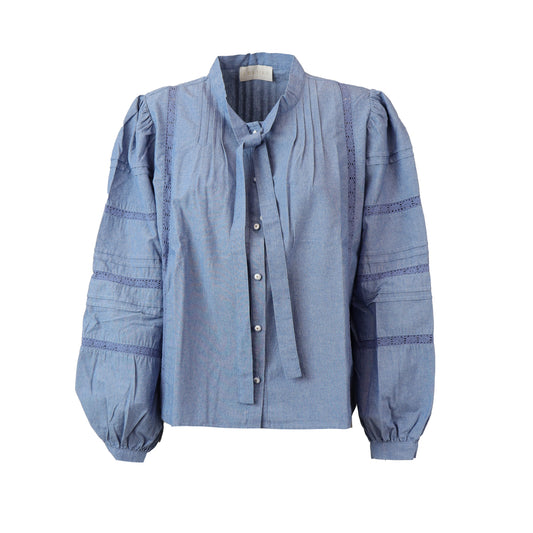CAMICIA GHIANDOLA AZZURRA