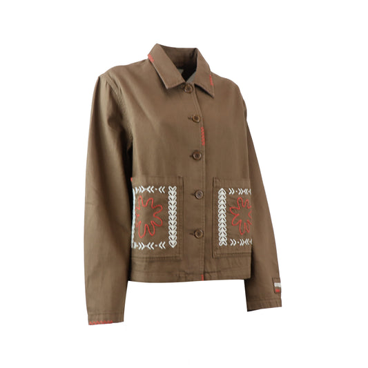 OVERSHIRT MARRONE