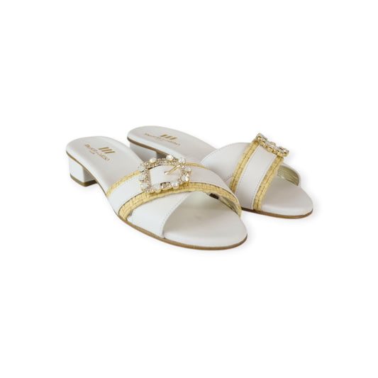 SANDALO FLAT BIANCO