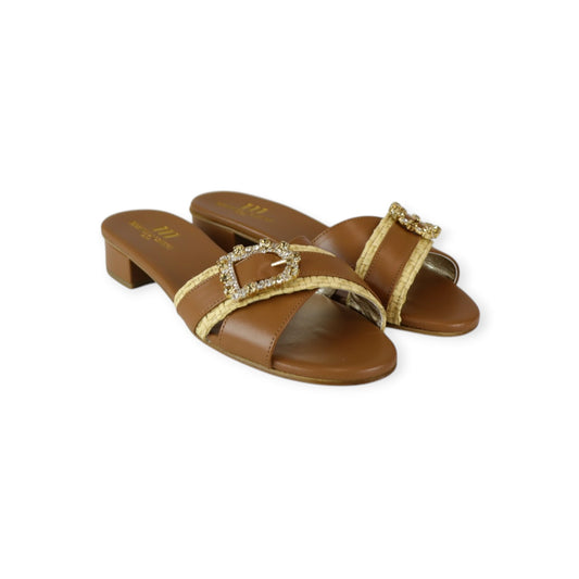 SANDALO FLAT CUOIO