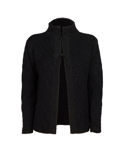 GIACCA LUREX NERA
