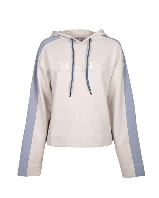 FELPA STADIO BEIGE E AZZURRA