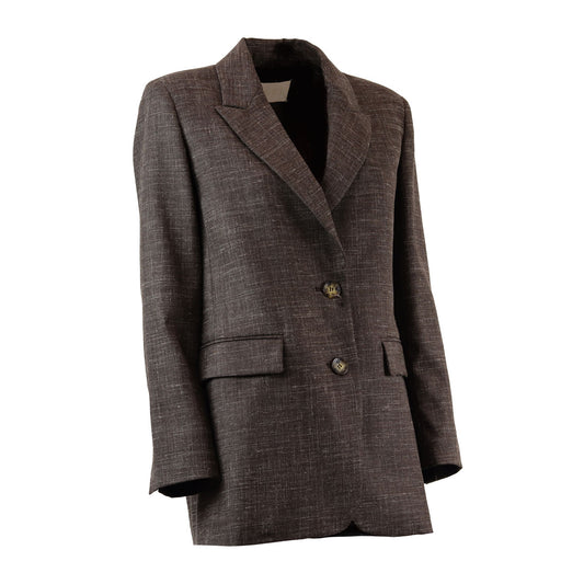 GIACCA LEMBO MARRONE