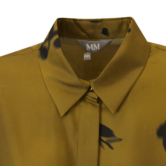 CAMICIA FLOREALE OLIVA