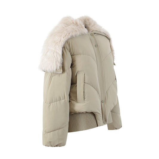 BOMBER OVERSIZE BEIGE