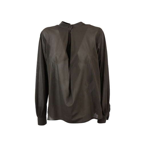 BLUSA URLO MARRONE