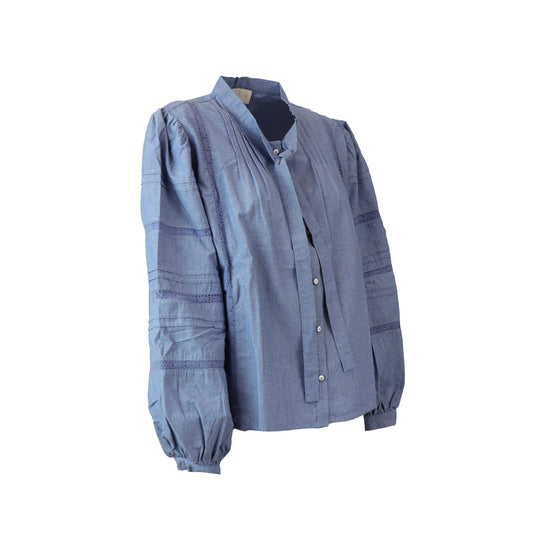 CAMICIA GHIANDOLA AZZURRA