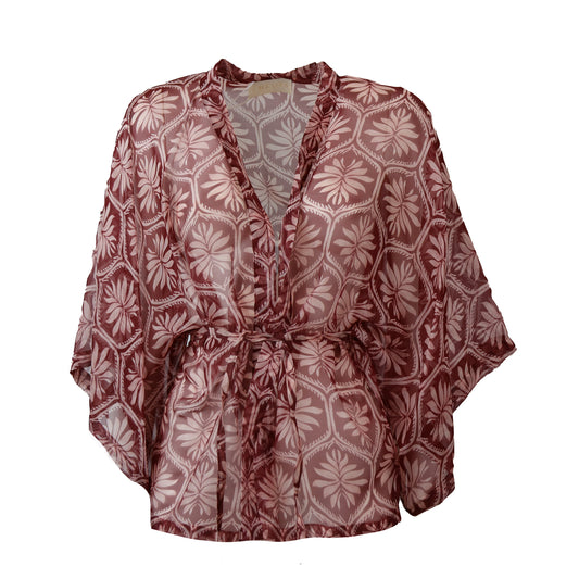 BLUSA QUOTA BORDEAUX FANTASIA