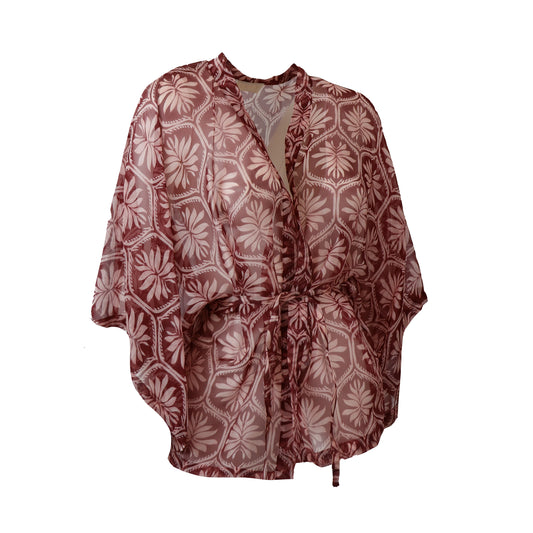 BLUSA QUOTA BORDEAUX FANTASIA