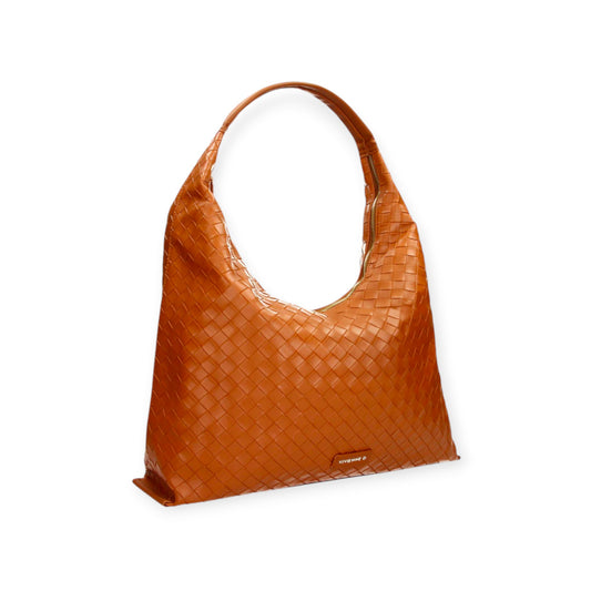 SHOPPER CARRIE CUOIO TWIST