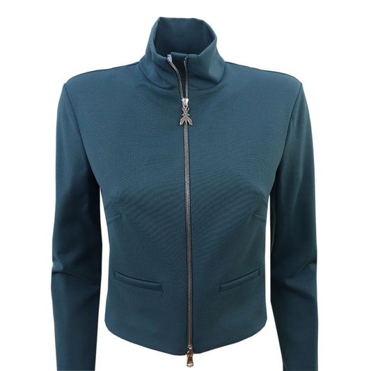 GIACCA CROPPED VERDE
