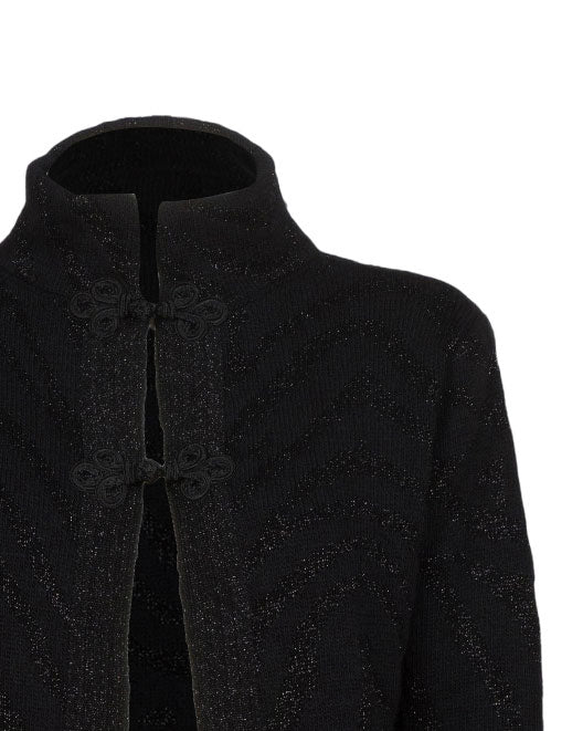 GIACCA LUREX NERA