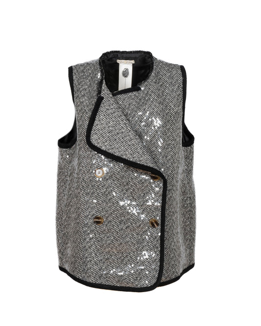 GILET GRIGIO