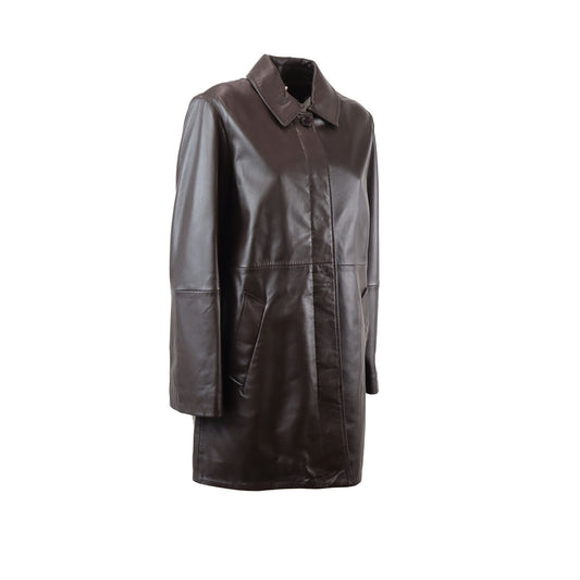 GIACCA DOMINO MARRONE