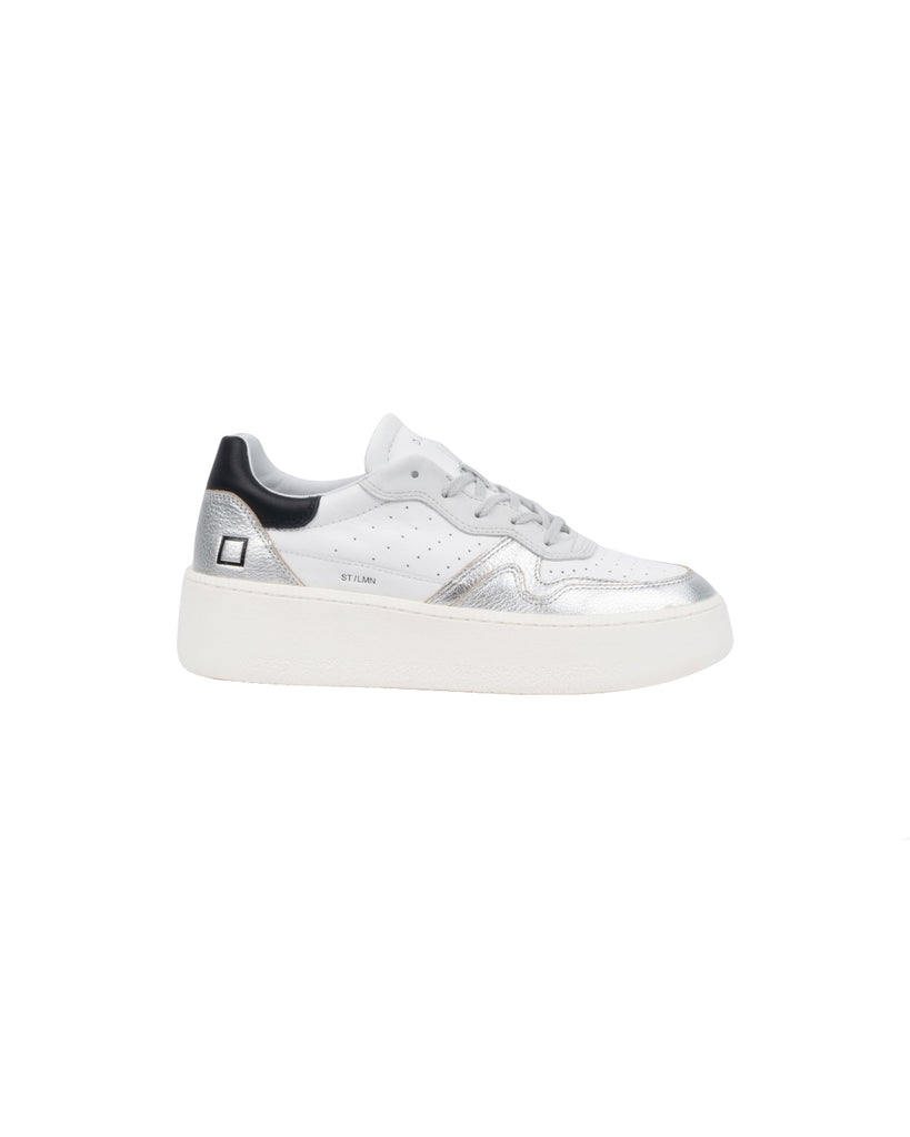 DATE Sneakers Donna Bianco/Argento